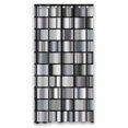 thumbnail image 1 of PKQWTM mega set of gradients gold and silver glossy squares WaterProof Polyester Fabric Shower Curtain Size 36x72 Inches, 1 of 1