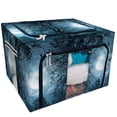 thumbnail image 1 of PKQWTM moonlight Storage Bag Clear Window Storage Bins Boxes Large Capacity Foldable Stackable Organizer With Steel Metal Frame For Bedding,Clothes,Closets, Bedrooms, 1 of 3