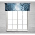 thumbnail image 1 of PKQWTM moonlight Window Curtain Valance Rod Pocket 54x18 inch, 1 of 1