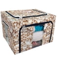 thumbnail image 1 of PKQWTM pearls sea shells Storage Bag Clear Window Storage Bins Boxes Large Capacity Foldable Stackable Organizer With Steel Metal Frame For Bedding,Clothes,Closets, Bedrooms, 1 of 3