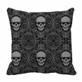 thumbnail image 1 of PKQWTM skulls Bed Decor Pillow Cases Zippered Cushion Cover Size 18x18 Inches, 1 of 1