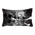 thumbnail image 1 of PKQWTM skulls art dead Bed Decor Pillow Cases Zippered Cushion Cover Size 20x30 Inches, 1 of 1
