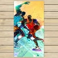 thumbnail image 1 of PKQWTM sports basketball Microfiber Bath Towels Bathroom Body Shower Towel Size 30x56 Inches, 1 of 1