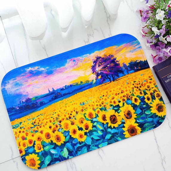 PKQWTM sunflowers Home Decor Floor Mat Area Rug Doormat Size 15.7x23.6 Inches