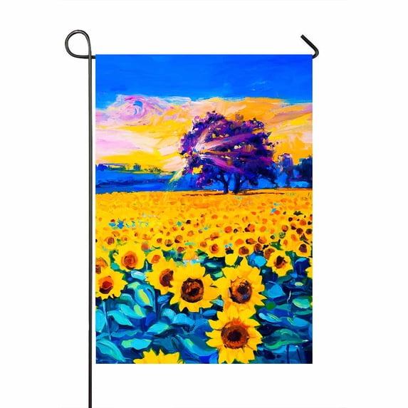 PKQWTM sunflowers Yard Decor Home Garden Flag Size 28x40 Inches
