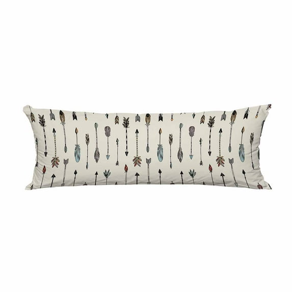 PKQWTM tribal arrows Long Body Pillow Case Cover Pillow Cushion Size 20x60 Inches