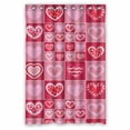thumbnail image 1 of PKQWTM valentine pattern WaterProof Polyester Fabric Shower Curtain Size 48x72 Inches, 1 of 1