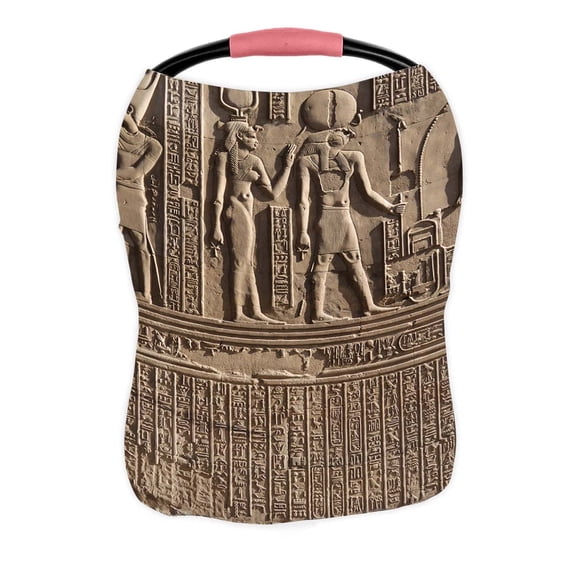 PKQWTM vintage Egypt Nursing Cover Baby Breastfeeding Infant Feeding Cover Baby Car Seat Cover