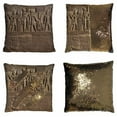 thumbnail image 1 of PKQWTM vintage Egypt Reversible Mermaid Cushion Cover Home Decor Sequin Pillow Case Size 16x16 inches, 1 of 2