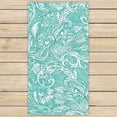 thumbnail image 1 of PKQWTM vintage background brown baroque pattern Microfiber Bath Towels Bathroom Body Shower Towel Size 30x56 Inches, 1 of 1