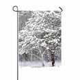 thumbnail image 1 of PKQWTM winter forest Yard Decor Home Garden Flag Size 28x40 Inches, 1 of 1