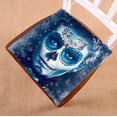 thumbnail image 1 of PKQWTM winter sugar skull beautiful ice Santa Muerte Chair Pads Chair Mat Seat Cushion Chair Cushion Floor Cushion Size 20x20 inches, 1 of 1