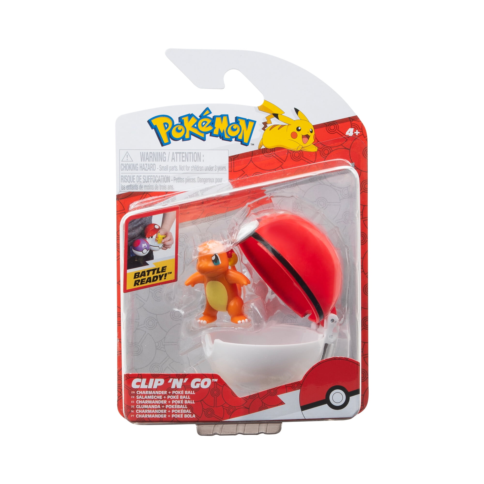  Pokemon Ultimate 10-Pack Battle Figures 2-4.5 - Pikachu,  Charmander, Squirtle & More ( Exclusive) : Toys & Games