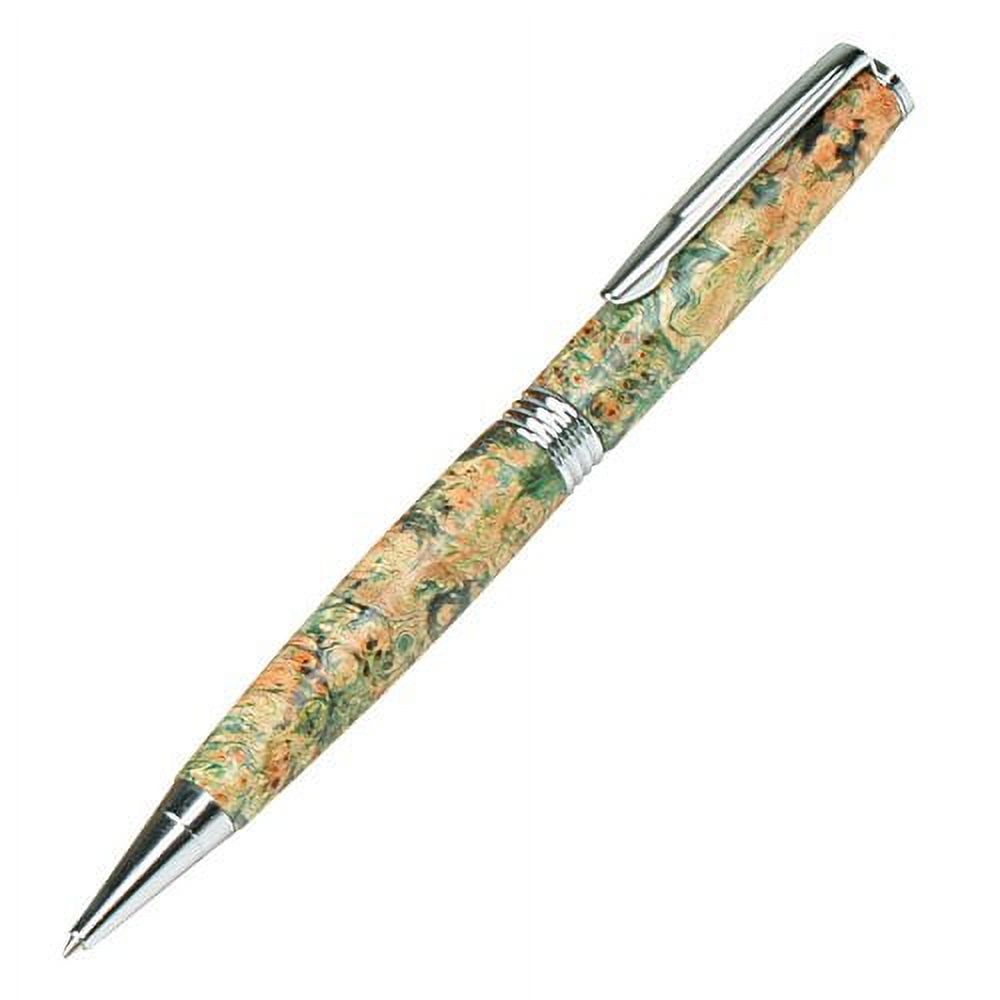 Penn State Industries Classic Twist Pen Kit (12-Pack) – Woodturning Project With Bushings, 8mm Tube Design
