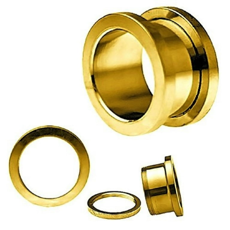 Gold on sale gauges plugs