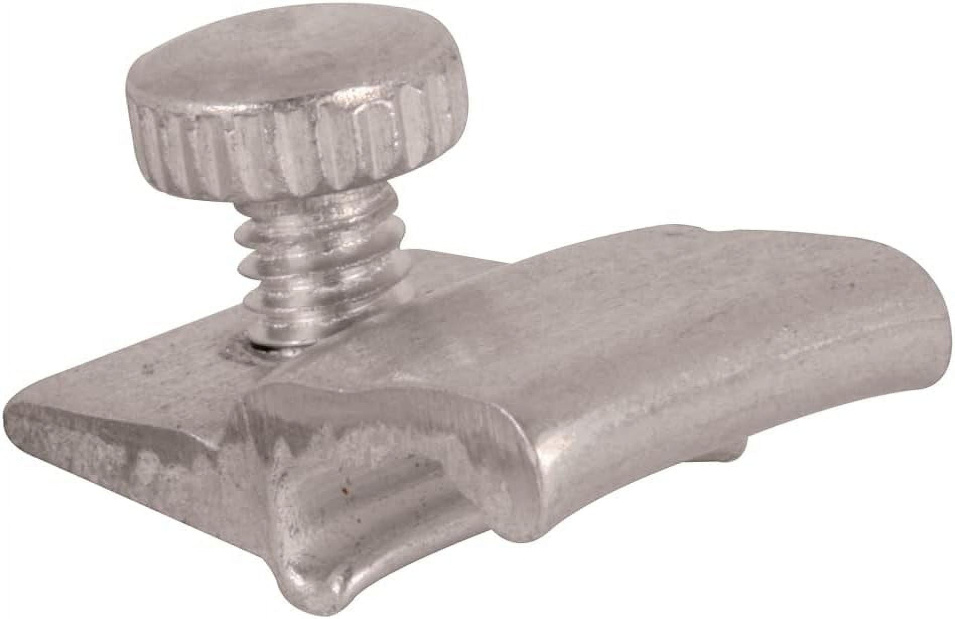 PL 7957 3/4 In. Storm Door Panel Clips With Screws , Mill Finish (8