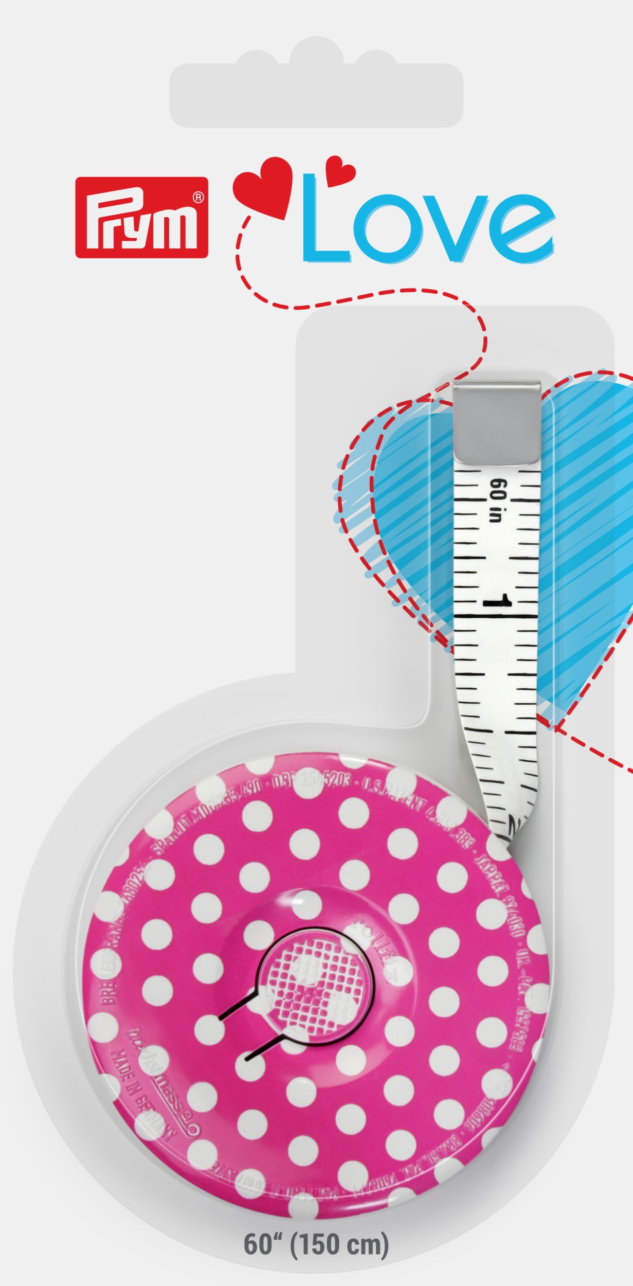 Prym Love Tape Measure Spring Design