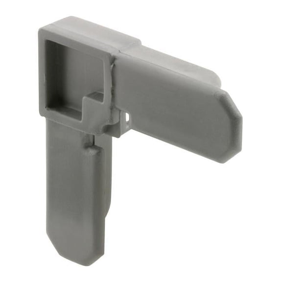 PL14272 0.37 in. Screen Frame Corner Plastic - Gray