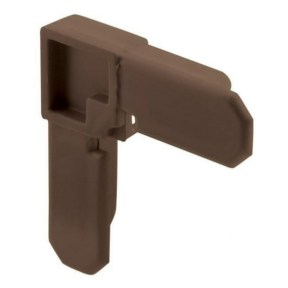 PL14273 0.37 in. Screen Frame Corner Plastic - Bronze