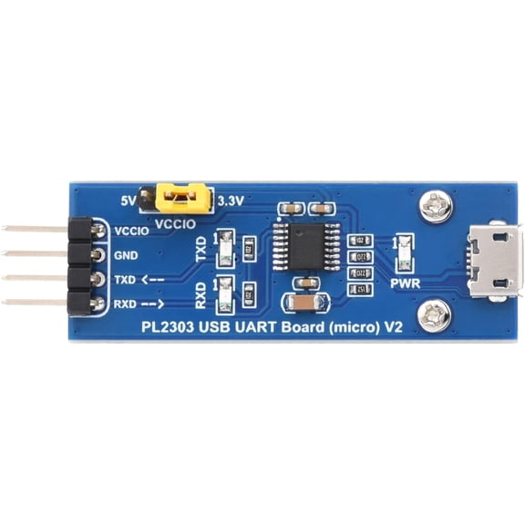 PL2303 USB to UART (TTL) Communication Module, Micro Connector, Supports windows XP/7/8/10/11/...
