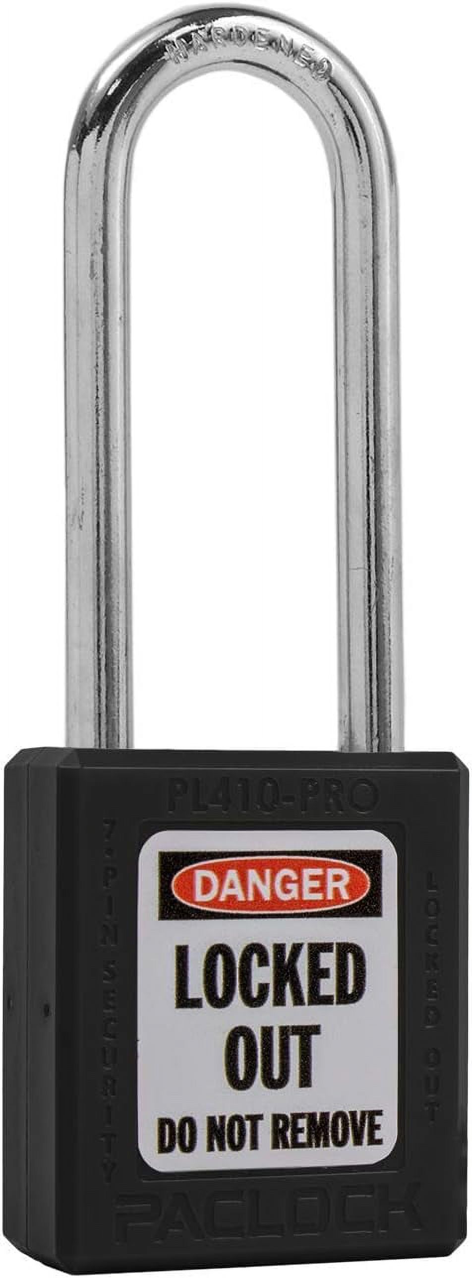 PL410PRO Lockout Tagout (Loto) Series Padlock, Produced, 2" Tall Hard