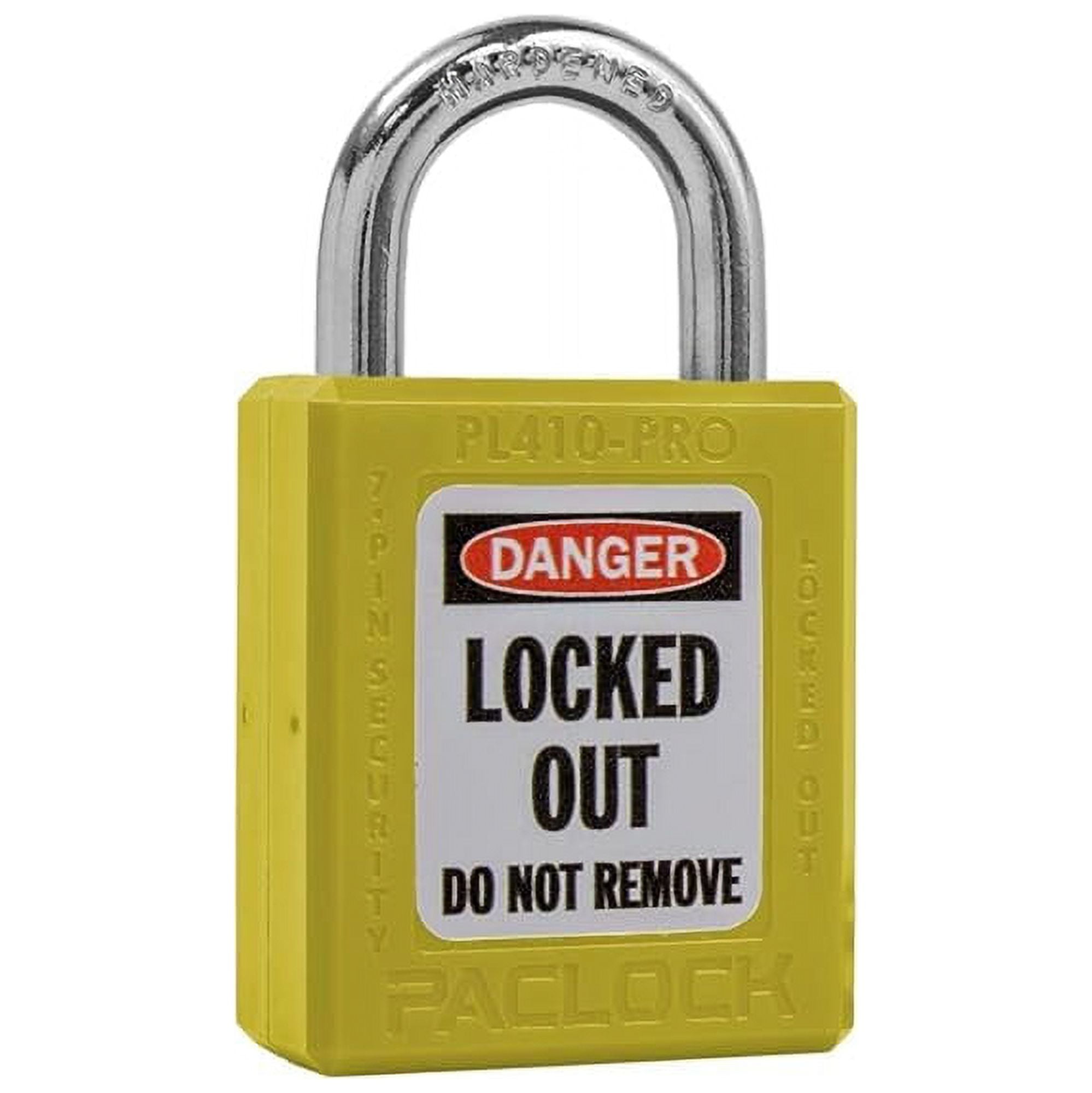 PL410PRO Lockout Tagout (Loto) Series Padlock, Produced, 3/4" Tall