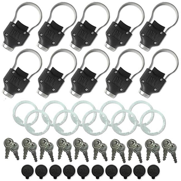 PL990010PK Tailgate Locks, Pack of 10