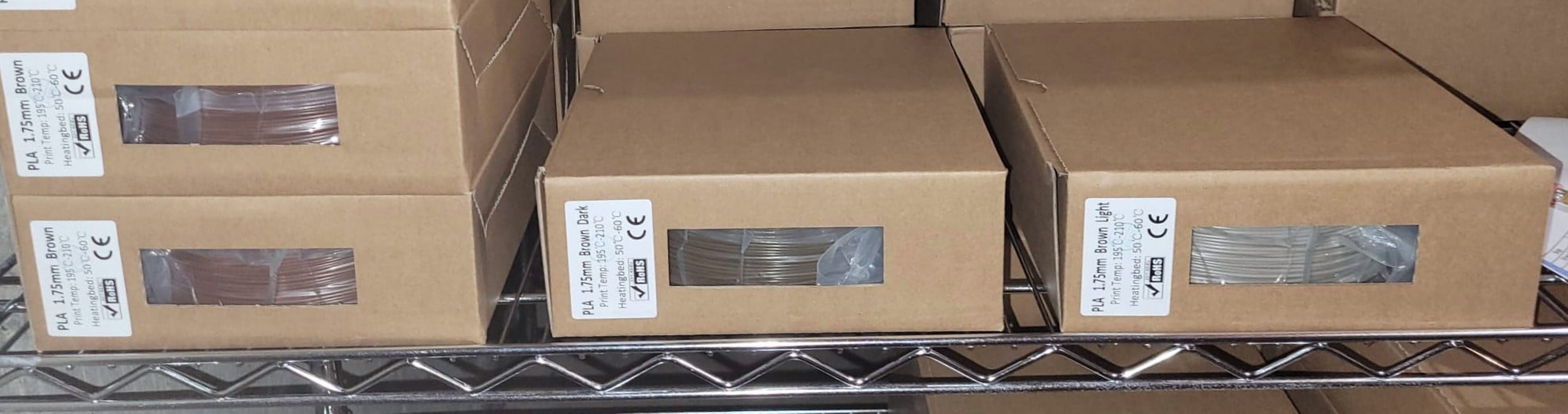 PLA 3D Printer Filament 1.75mm,1kg (2.2LBS) (BrownDark)