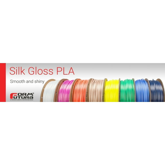 PLA Filament Silk Gloss PLA 1.75mm 750 gram Brilliant White 3D Printer Filament
