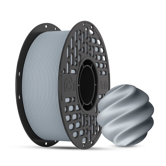 PLA Matte 3D Printer Filament, 1.75mm, Smooth Matte Finish, Easy to Print,Cement Gray