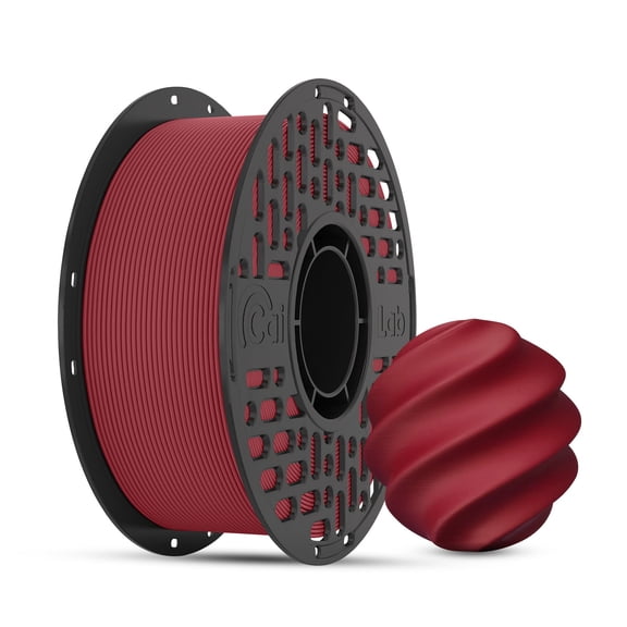 PLA Matte 3D Printer Filament, 1.75mm, Smooth Matte Finish, Easy to Print,Encore Red