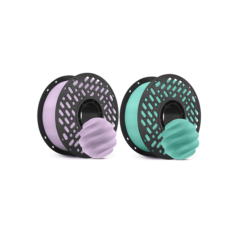PLA Matte Filament Combo - Smooth & Subtle Finish for 3D Printing,Misty Lilac&RoBin`s Egg Blue