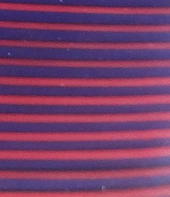General 3D Printers Matte Candy PLA Filament – Single, Dual & Triple Colors | 1.75mm, 1kg Spool | Stable Size, Low Shrinkage, High Print Quality  (Blue-RoseRed)
