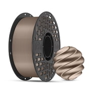 PLA Metallic 3D Printer Filament 1.75mm, Shiny Metal-Like Finish, Low Warping, Smooth Printing, 1KG Spool,Iridium Gold