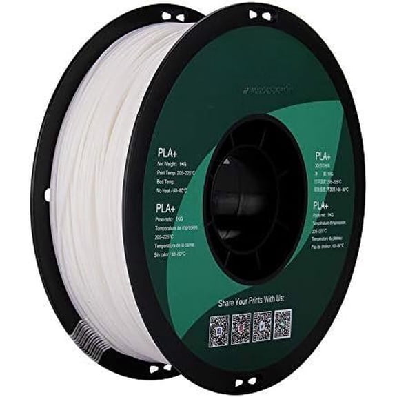 PLA PRO (PLA+) Printer Filament, Dimensional Accuracy +/- 0.03mm, 1kg Spool, 1.75mm, Warm White