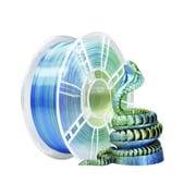 PLA Silk 3D Printer Filament 1.75mm, Dimensional Accuracy +/- 0.02 mm, 1KG Spool 2.2lbs PLA Gradient Color