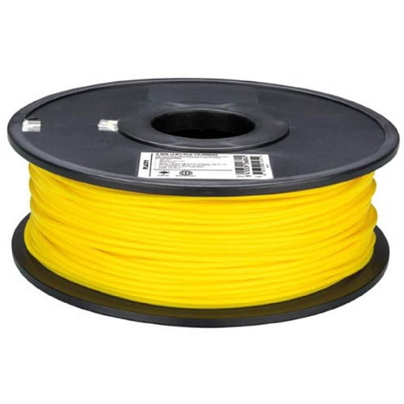 PLA3Y1 - 3D FILAMENT PLA YELLOW 3MM 1KG 2IN CENTER HOLE