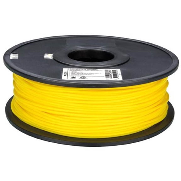 PLA3Y1 - 3D FILAMENT PLA YELLOW 3MM 1KG 2IN CENTER HOLE