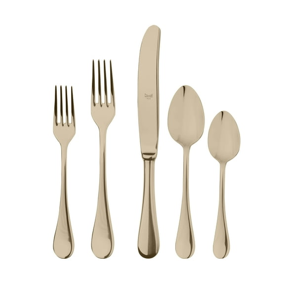 PLACE SETTING 5 PCS BRESCIA CHAMPAGNE