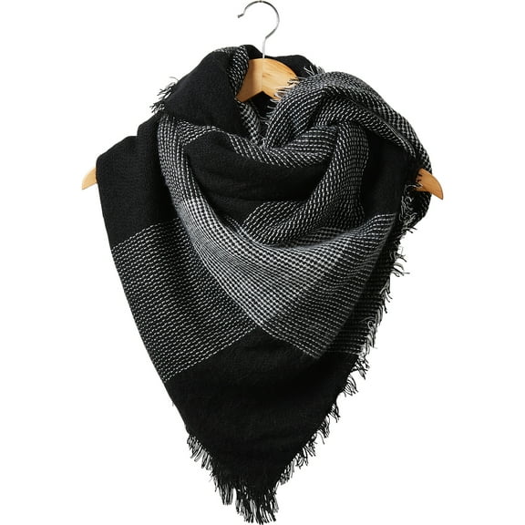 Hadley Wren Plaid Blanket Scarf