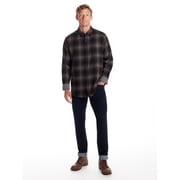 Frontier Threads Men's Long Sleeve Button Down Traditional Plaid Flannel