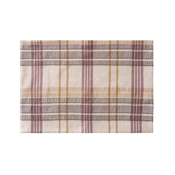 Better Homes & Gardens Upstate Plaid Cotton Linen Table Place Mat