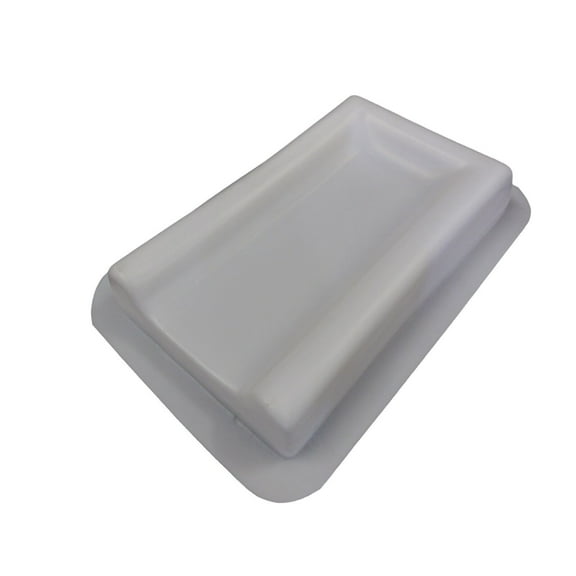 PLAIN  DOWNSPOUT SPLASH GUARD CONCRETE  CEMENT STEPPING STONE MOLD 7068