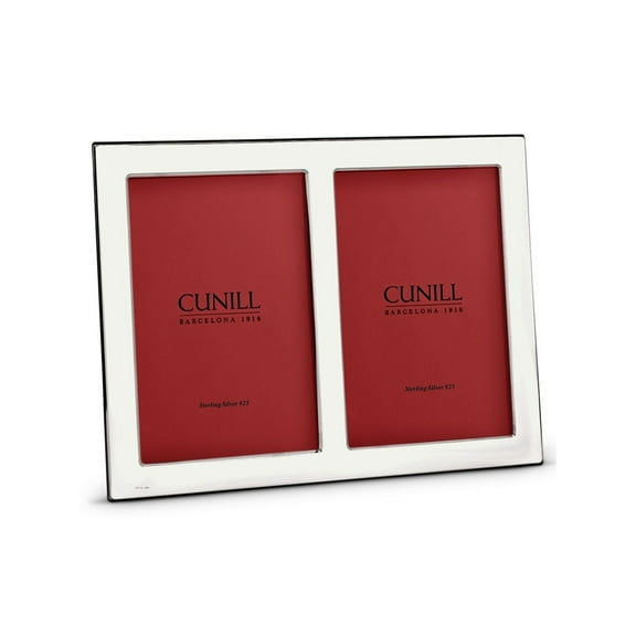 PLAIN Fine Sterling Silver Double 2x3 frame by Cunill - 2x3