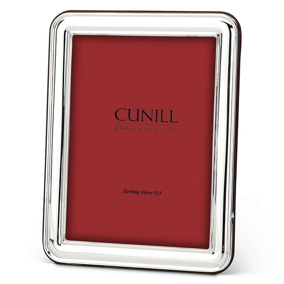 ADDISON Rounded Corners Fine Sterling Silver 5x7 frame by Cunill Italy - 5x7