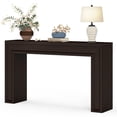 thumbnail image 1 of PLAMLE 55 Inch Console Table for Entryway, Narrow Sofa Table Behind Couch with Storage Shelf, Farmhouse Wooden Hallway Table for Living Room, Foyer, Small Spaces, 1 of 8
