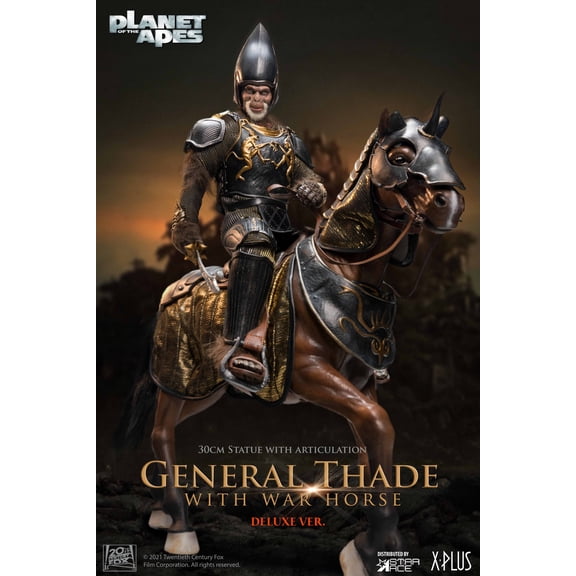 PLANET OF THE APES 2001 THADE MIXED MEDIA STATUE DELUXE VERSION