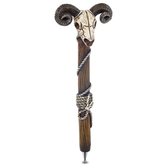 Planet Pens Goat Skull Ballpoint Writing Pen - Skull Design