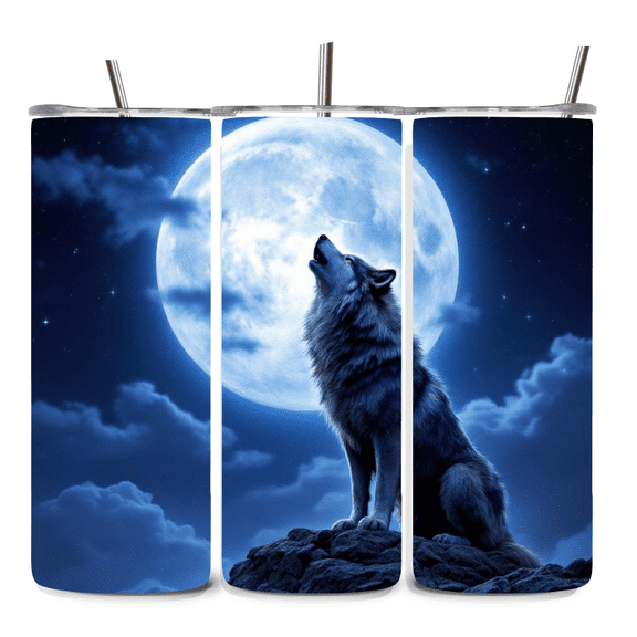 Alpha Printing 20oz Tumbler with Straw – Dolphins Jumping Out of Water Marine Edition