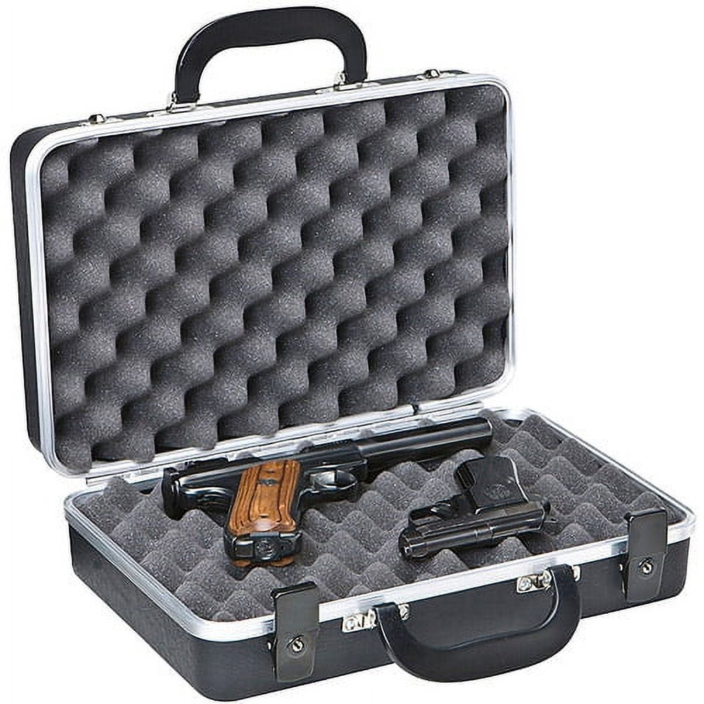 PLANO GUN GUARD DLX TWO PISTOL CASE ALLIGATOR TEXTURED POLYMER